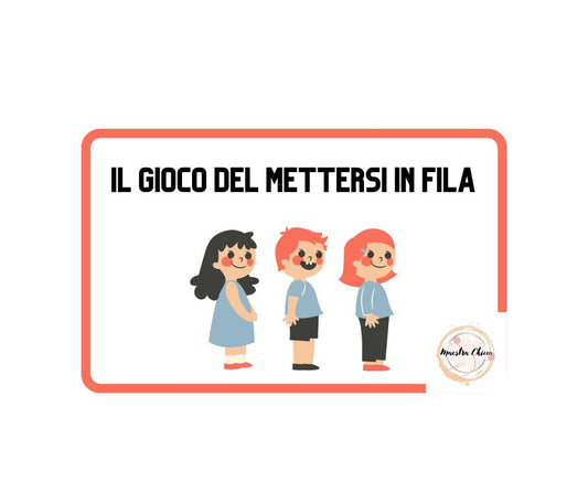 IL GIOCO DEL METTERSI IN FILA