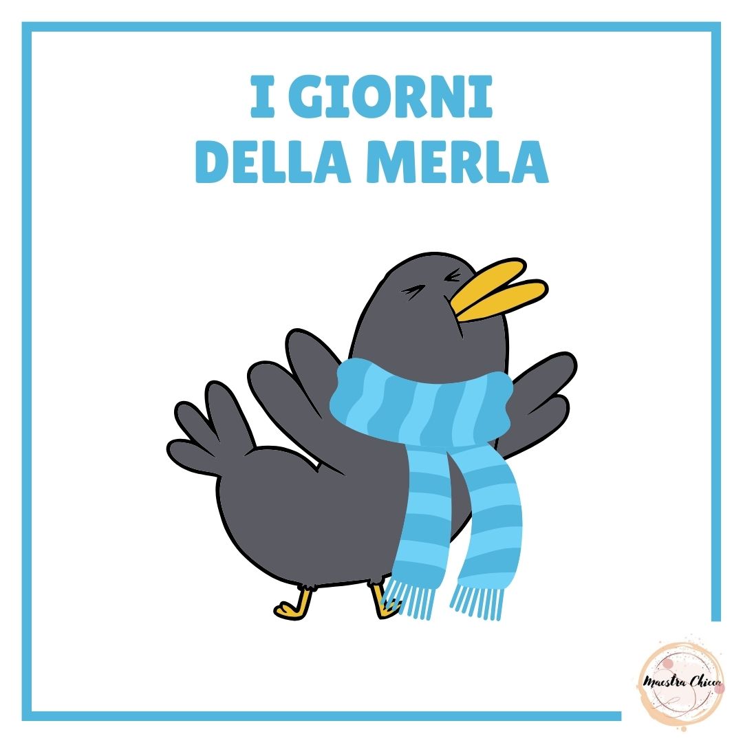 I GIORNI DELLA MERLA: DETTATO GRAFICO