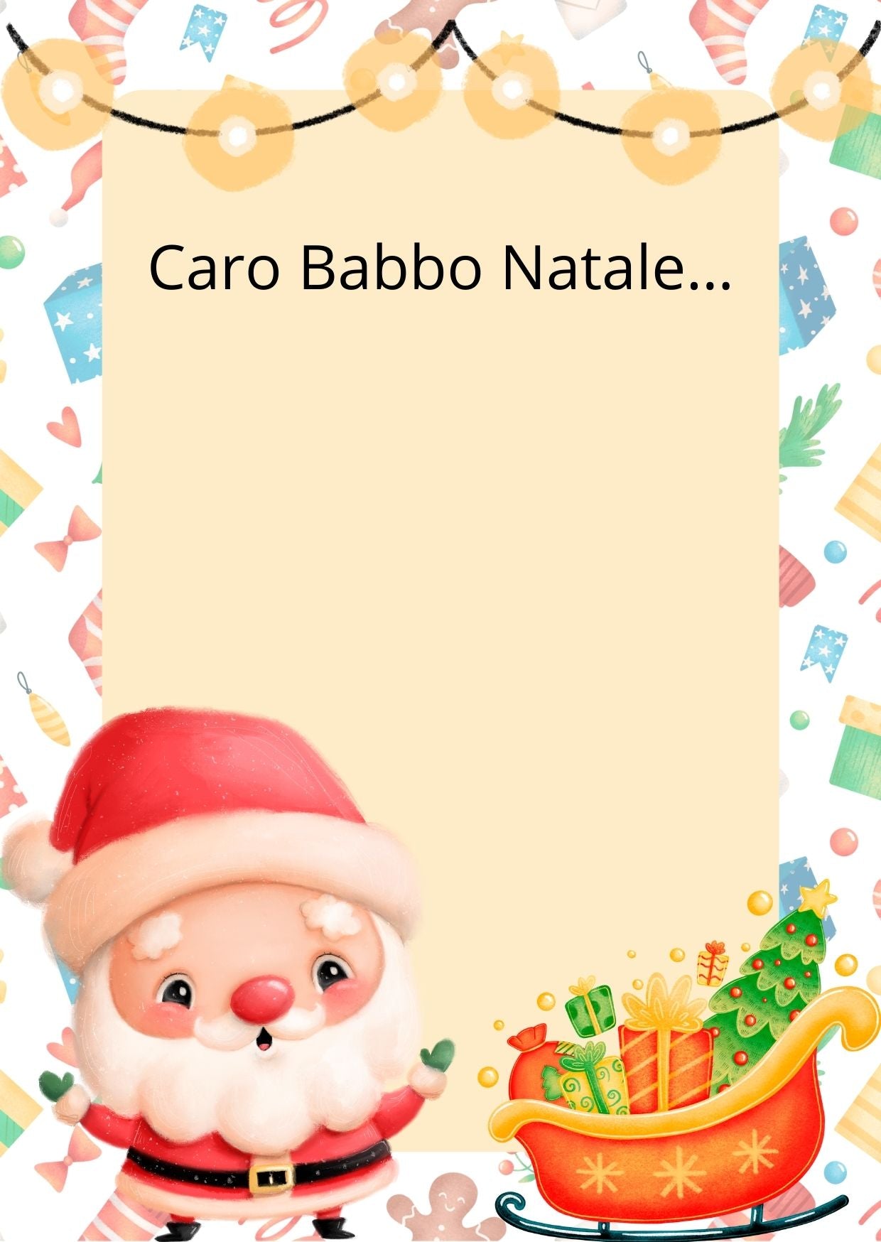 LETTERINA A BABBO NATALE