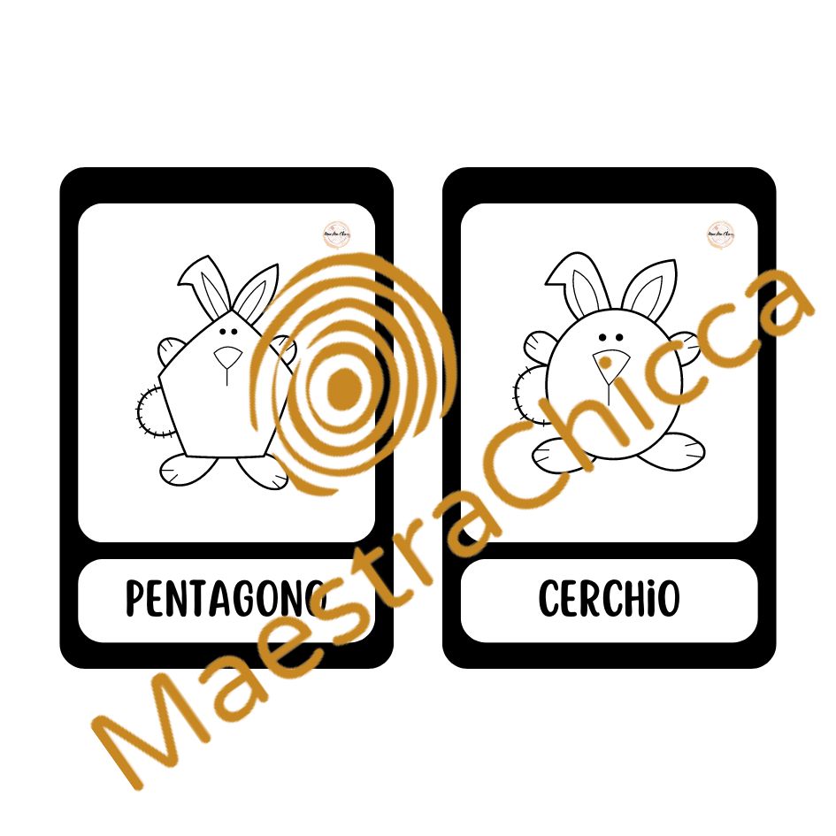 CARD DI PASQUA-FORME GEOMETRICHE