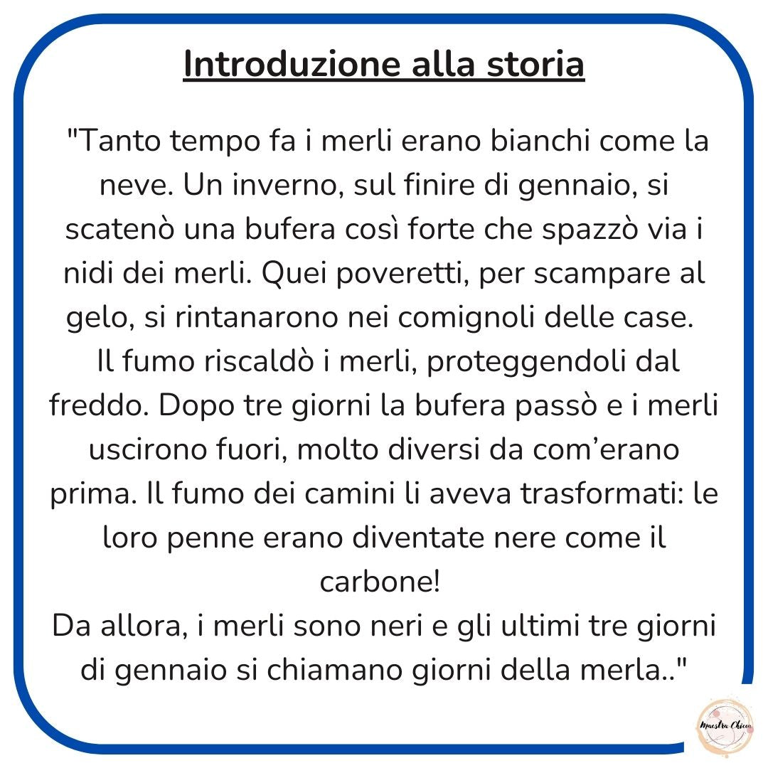 GIORNI DELLA MERLA
