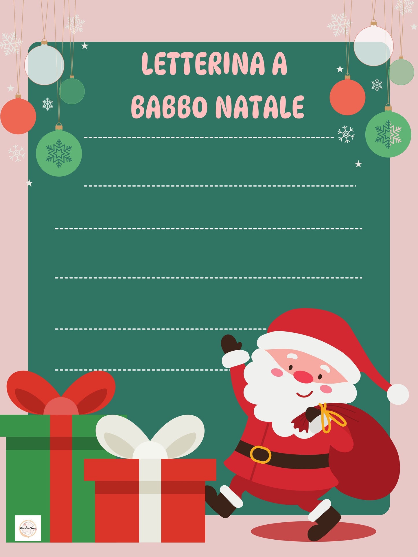 LETTERINA A BABBO NATALE