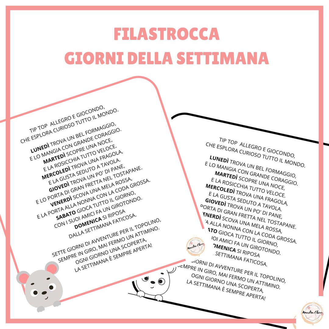 FILASTROCCA DI TIP TOP