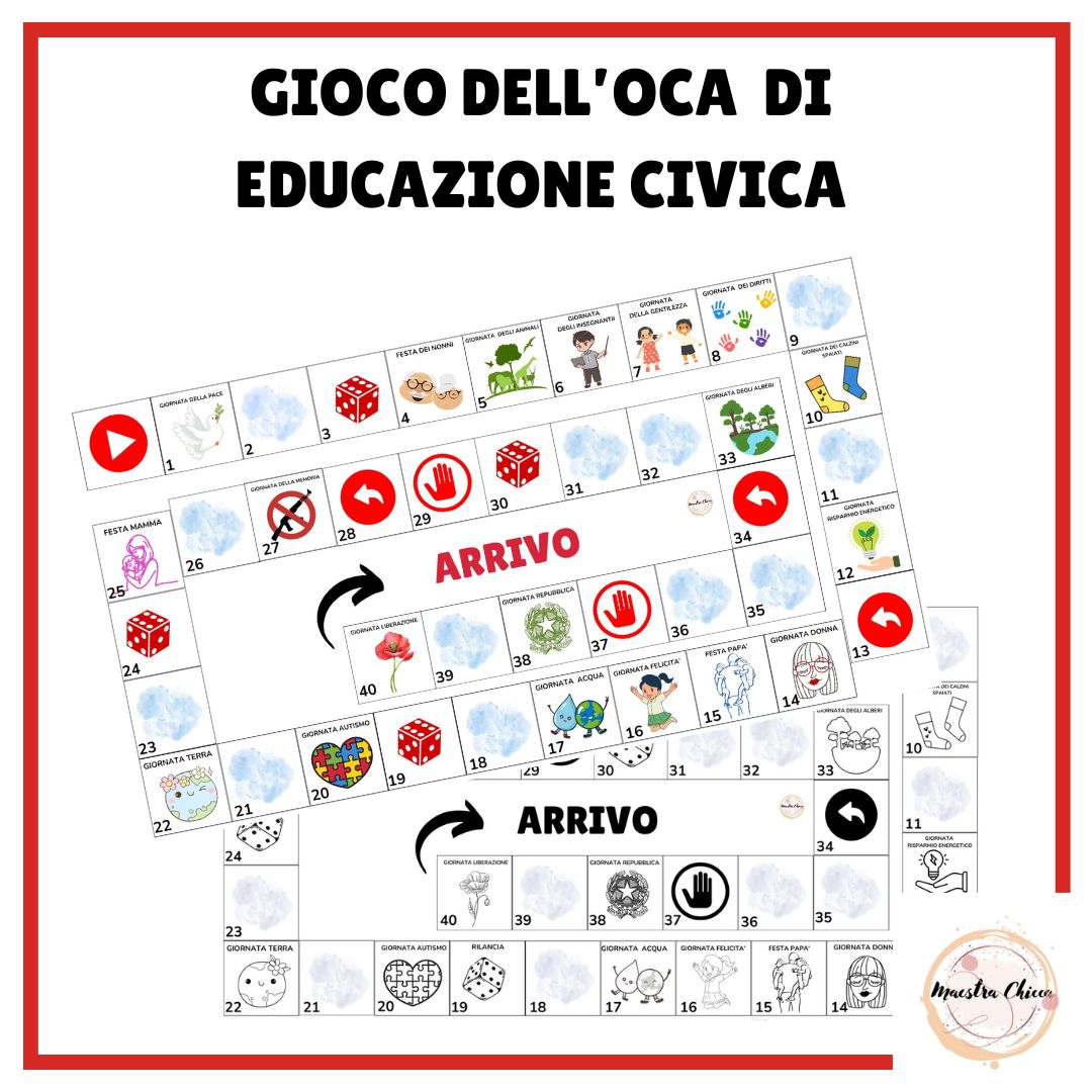 GIOCO DELL'OCA DI EDUCAZIONE CIVICA