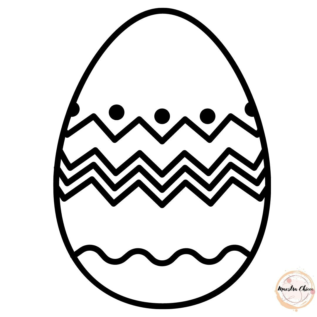 UOVA DI PASQUA DA COLORARE