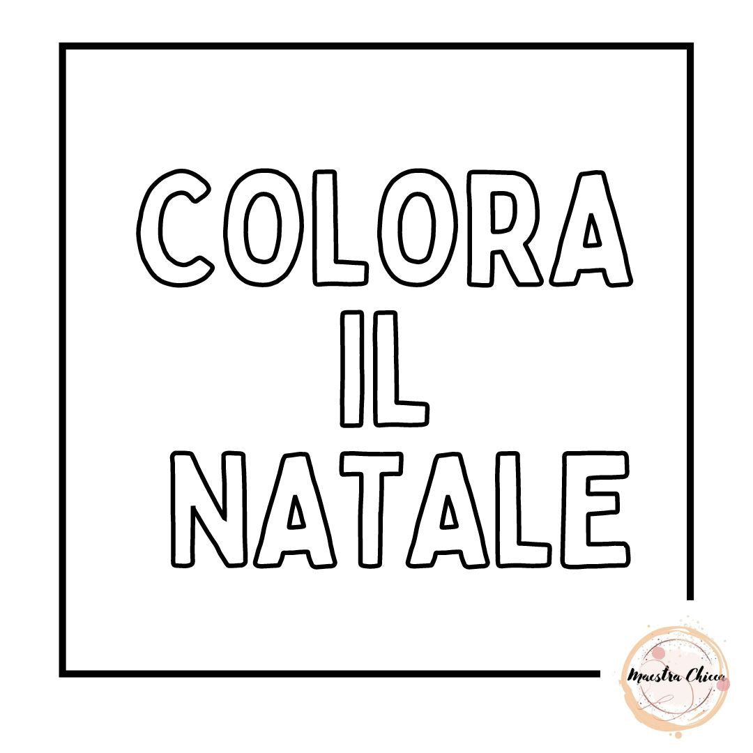 COLORA IL NATALE-DISEGNO NASCOSTO