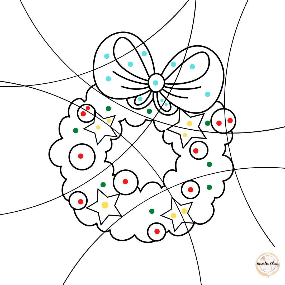 COLORA IL NATALE-DISEGNO NASCOSTO