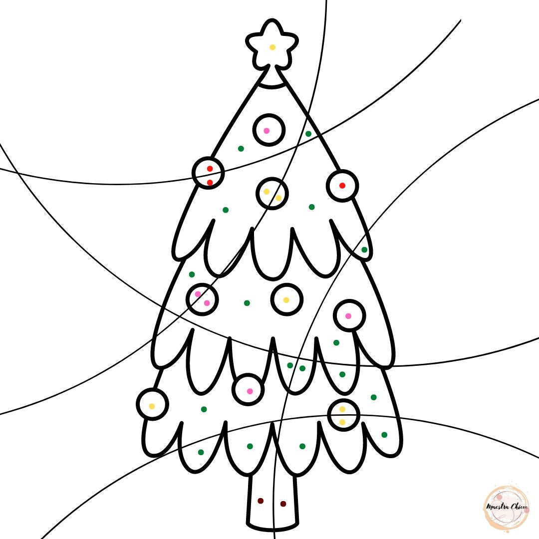 COLORA IL NATALE-DISEGNO NASCOSTO