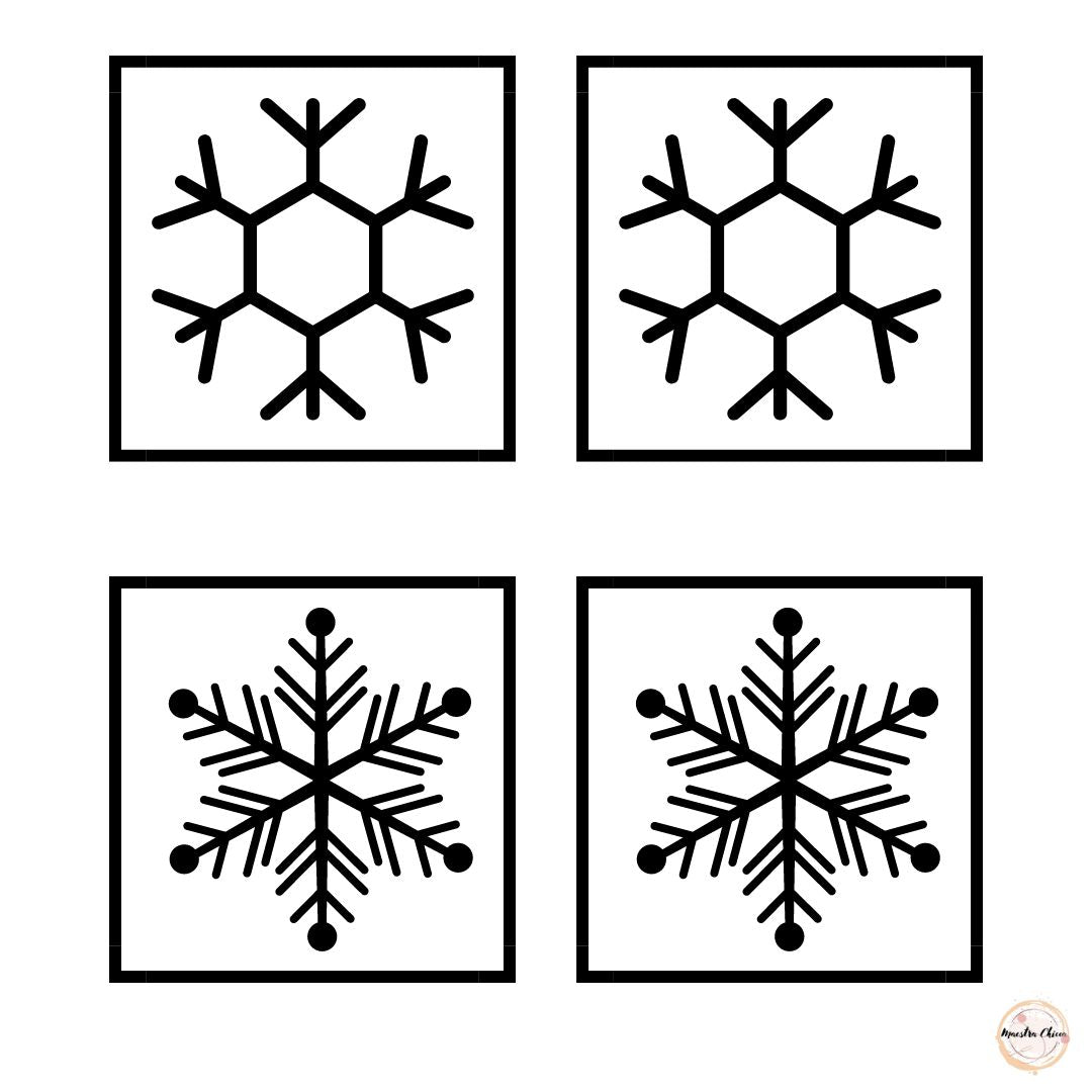 MEMORY DEI FIOCCHI DI NEVE