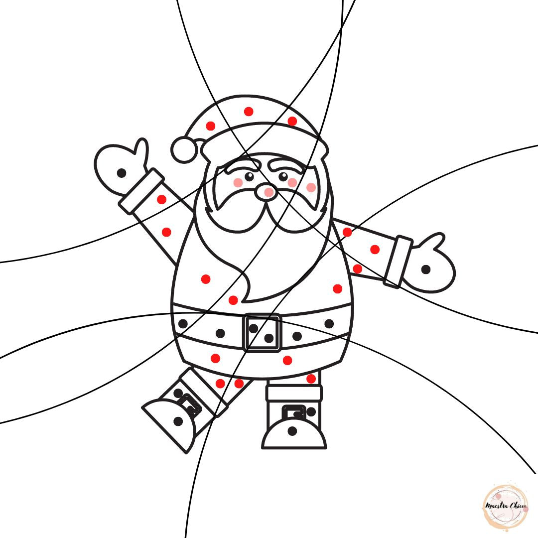 COLORA IL NATALE-DISEGNO NASCOSTO