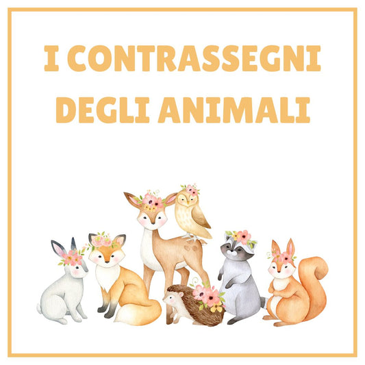 I CONTRASSEGNI DEGLI ANIMALI