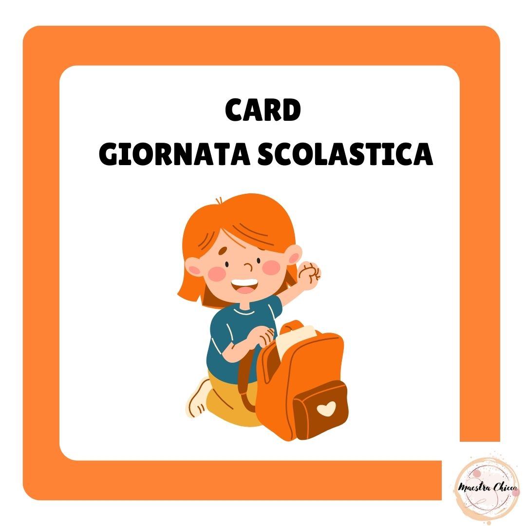 CARD GIORNATA SCOLASTICA