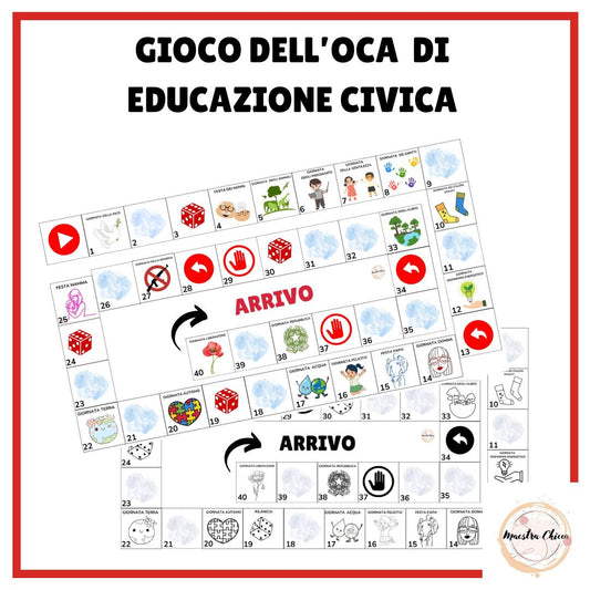 GIOCO DELL'OCA DI EDUCAZIONE CIVICA