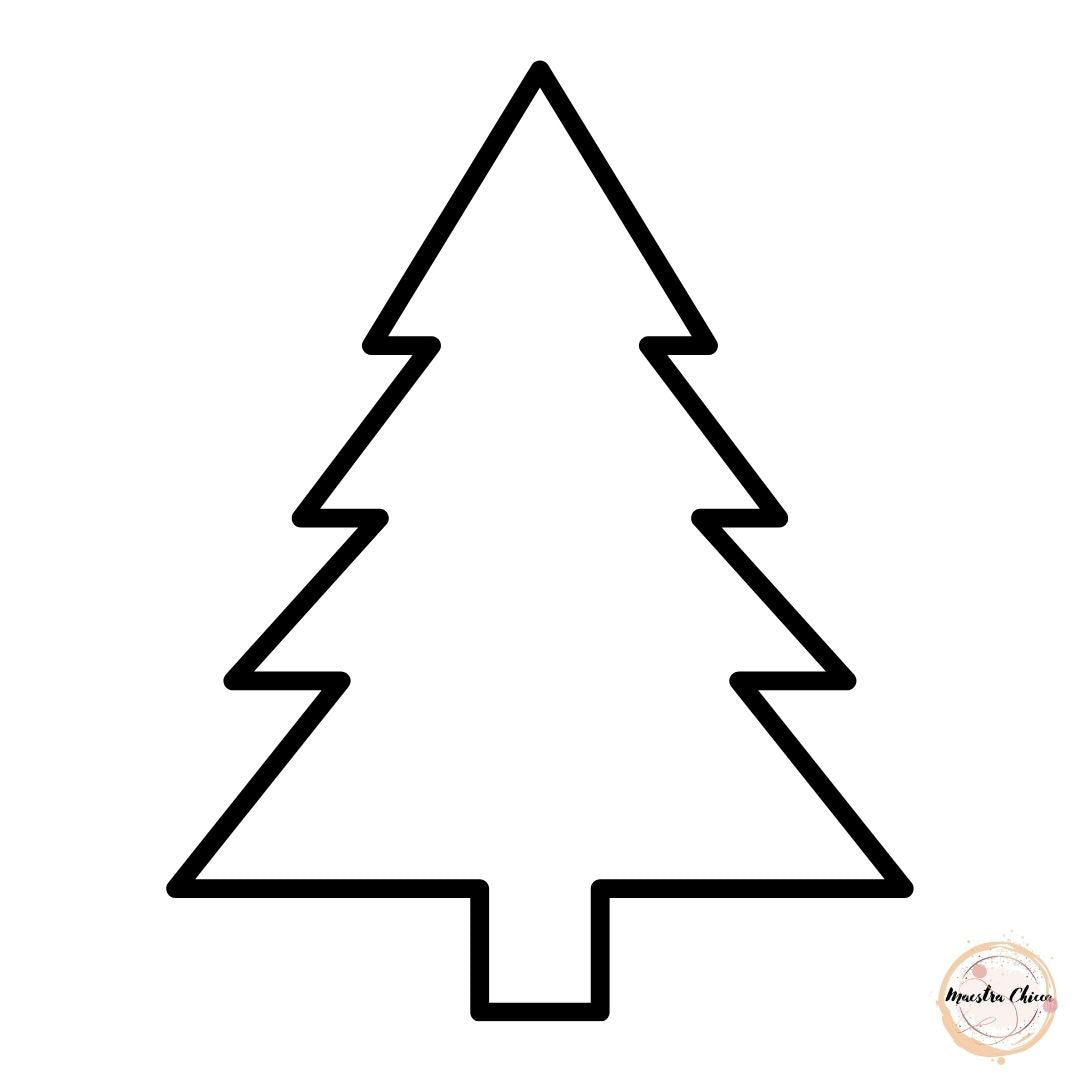 ALBERO DI NATALE E FORME GEOMETRICHE