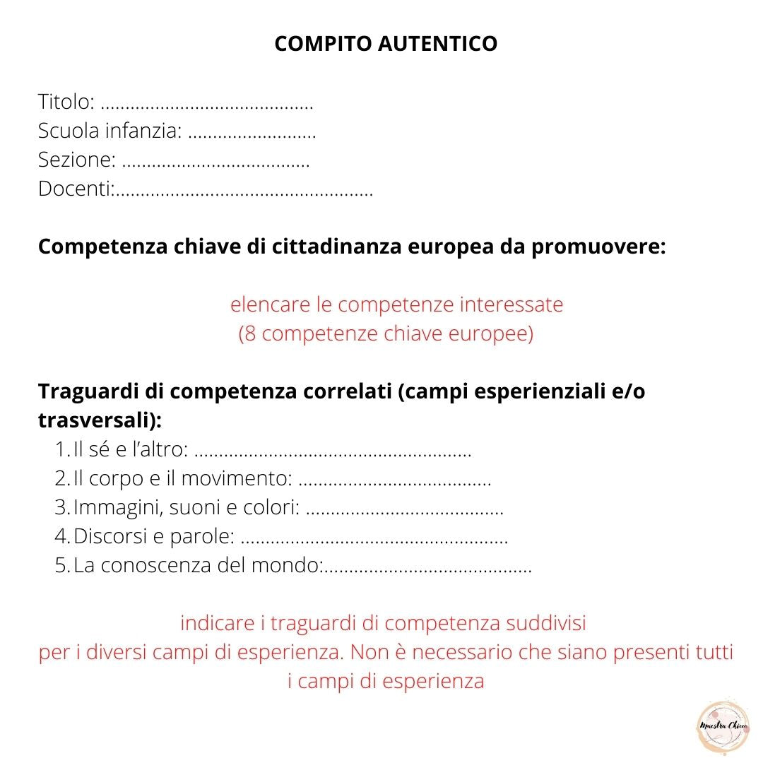 COMPITO AUTENTICO